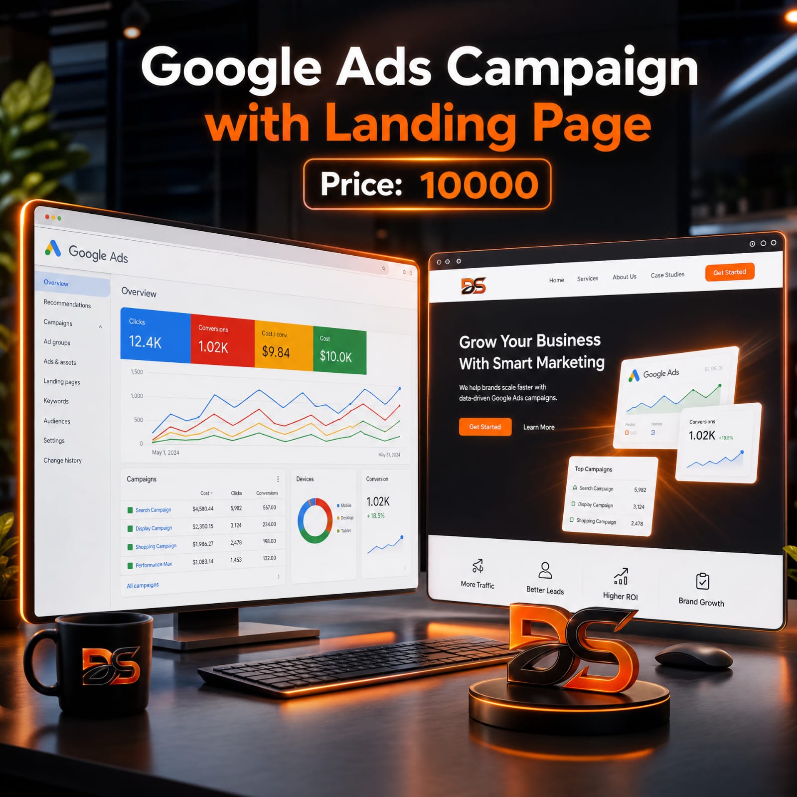 Google Ads Campaign & Landing Page